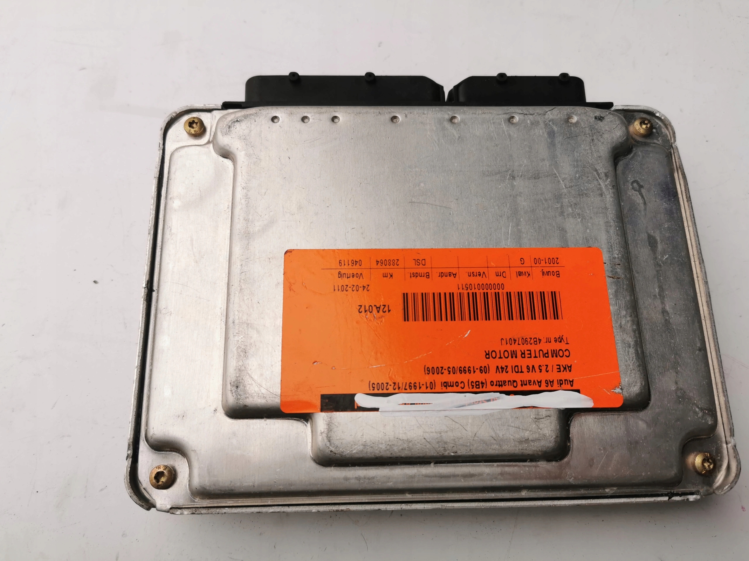 AUDI A6 2.5TDI 0281010822 4B2907401J computer ECU