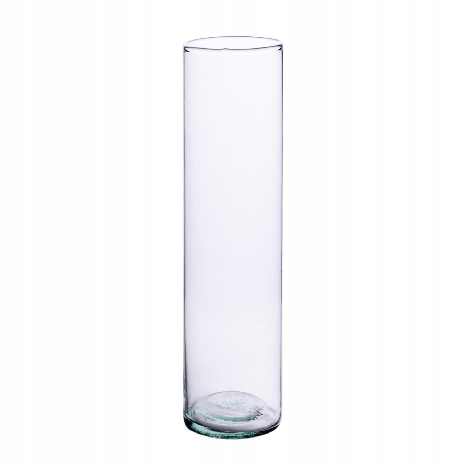Sklenená váza valec rúrka H:20cm D:8cm