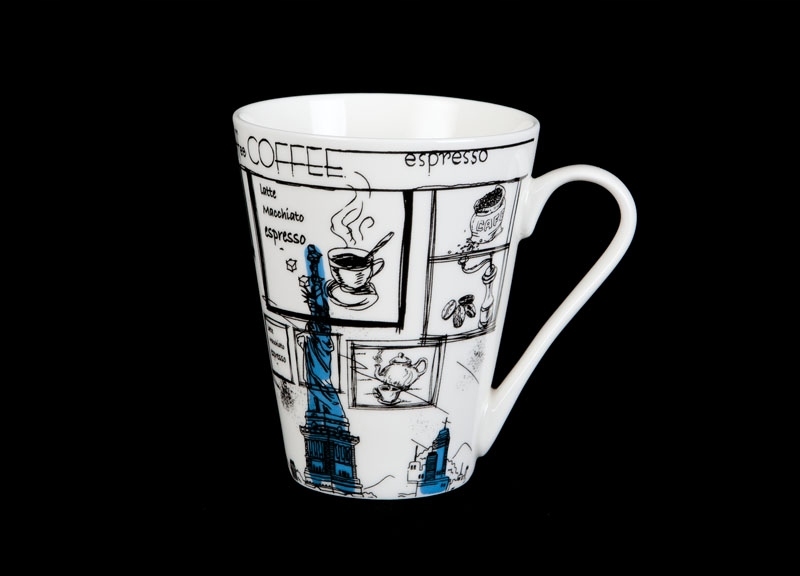 

Kubek New York 300ml (niebieski)