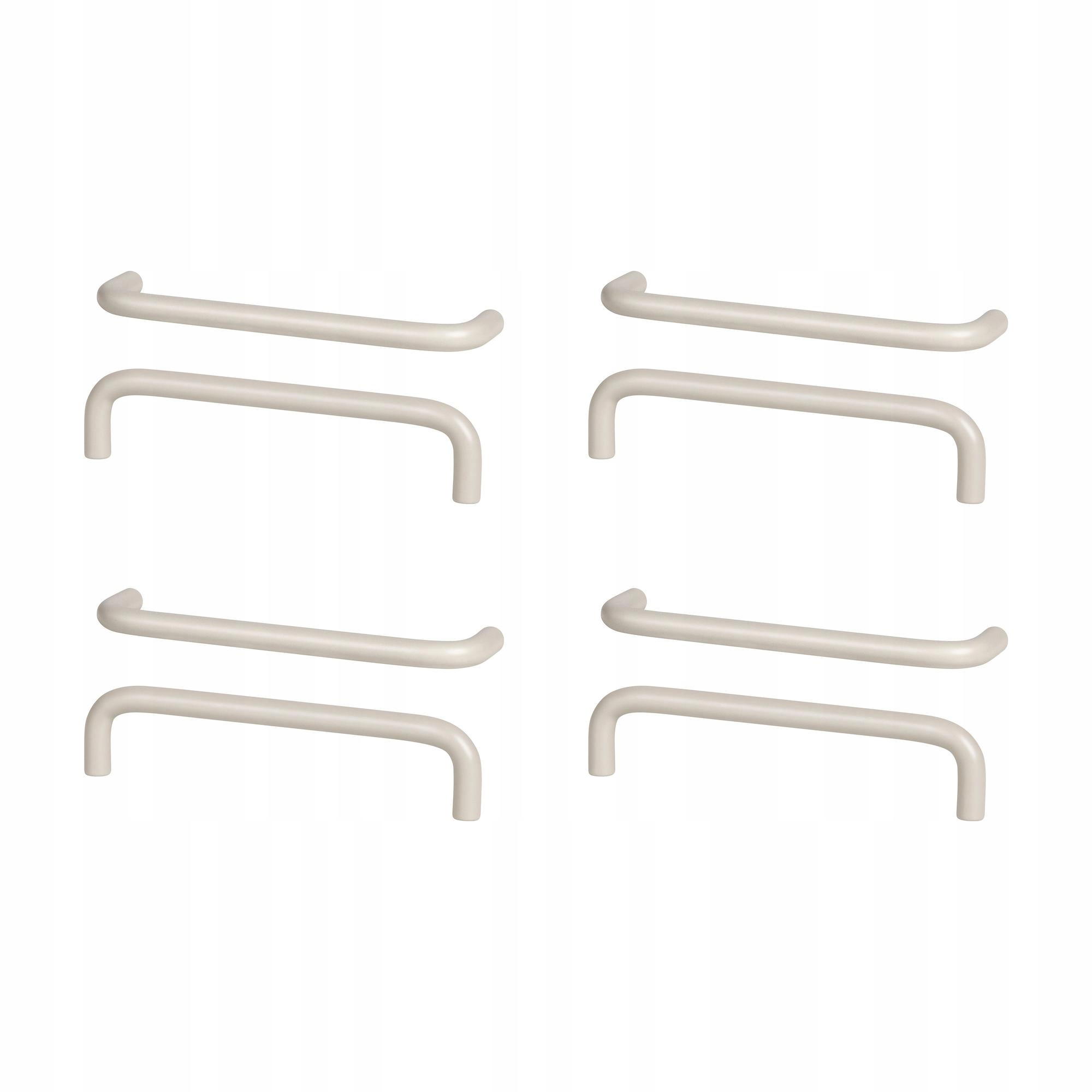 4 ks Nábytková úchytka béžová 143 mm, moderní design