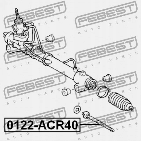 DRĄŻEK KIEROWNICZY TOYOTA CAMRY ACV3 2001.09-2006.01 JP Producent części Febest