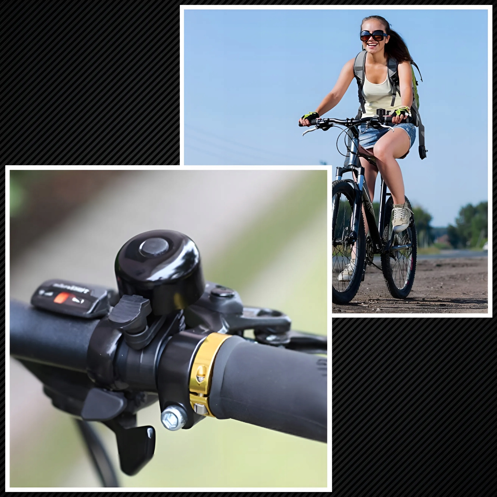 DZWONEK ROWEROWY METALOWY MANUALNY GŁOŚNY NA ROWER ROWEREK HULAJNOGĘ EAN (GTIN) 5904121952239