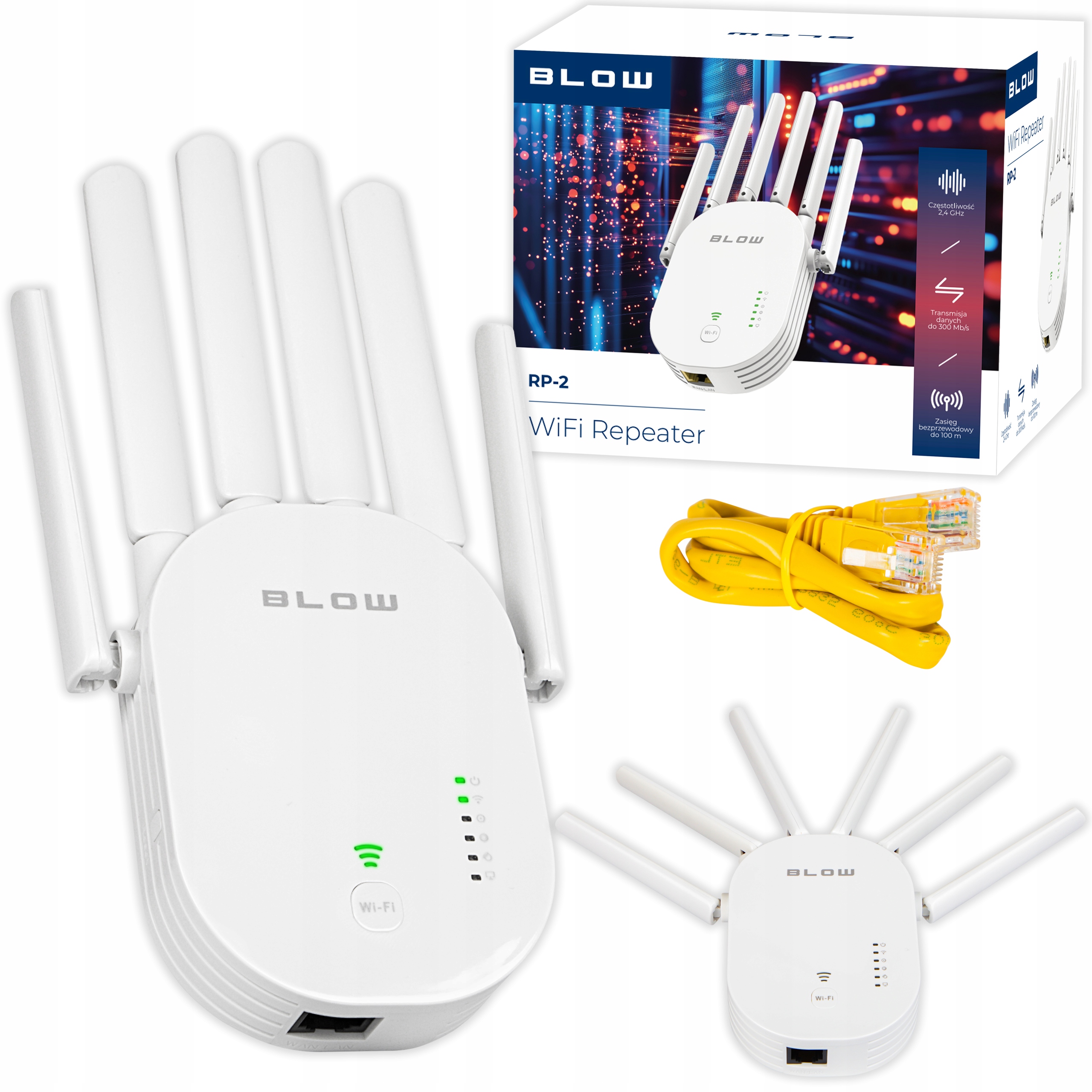 Wzmacniacz sygnału Wi-Fi Prolech RP-2 WIFI