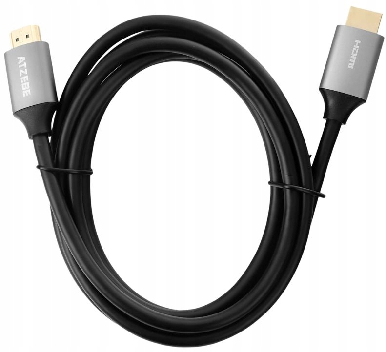 Kabel Spacetronik Kabel HDMI 2.0 4K 60 Hz czarny 2m HDMI - HDMI 2 m