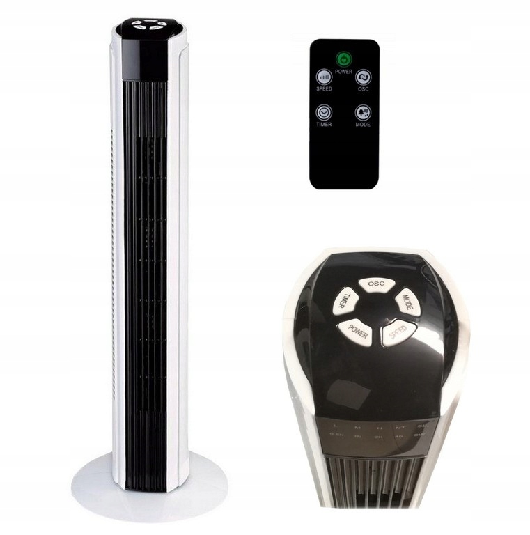 

Wentylator Podłogowy Wiatrak Kolumnowy 45W Tuba