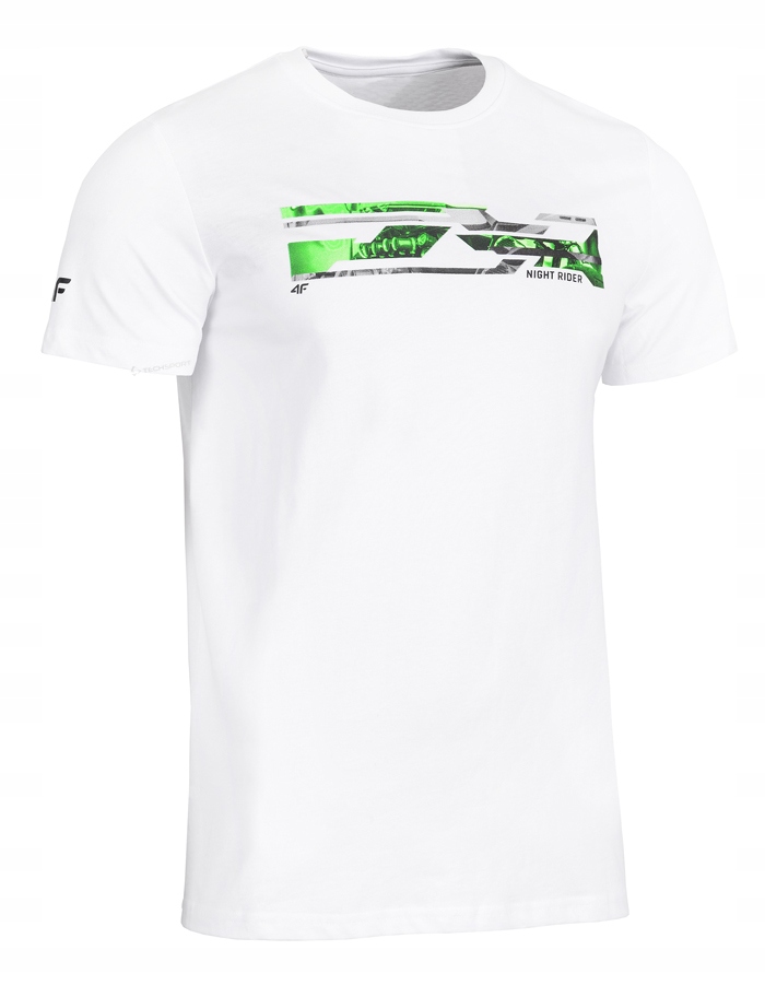 

4F Męska Koszulka T-shirt Bawełna / rozm L