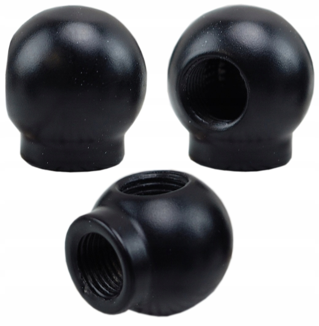 

Czarne kolano czarna kula mufa mufka kątowa M10x1