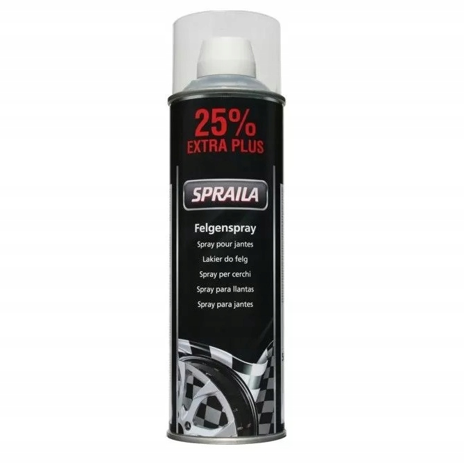 

Spray Lakier Farba Bezbarwna Do Felg 500ML Spraila