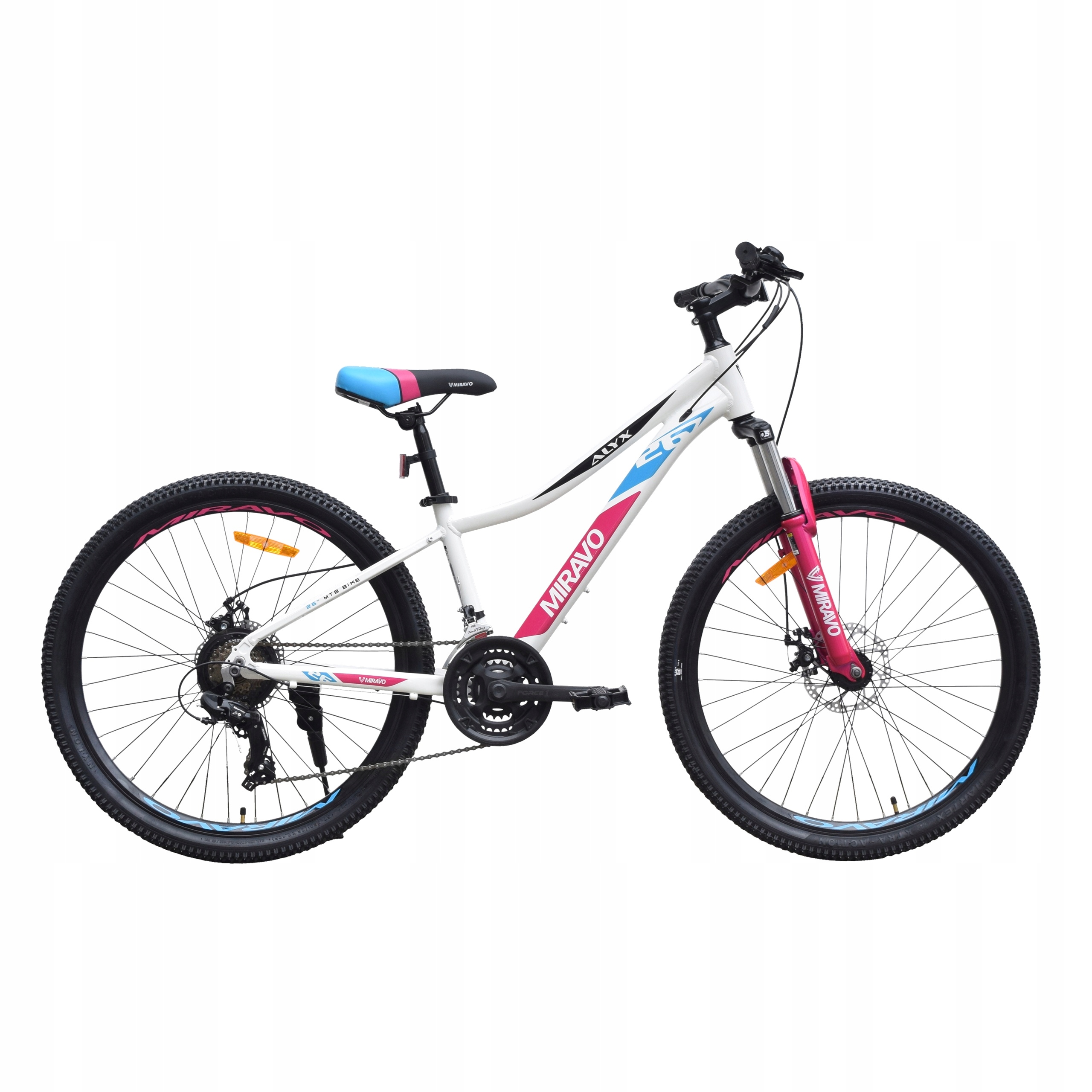 Kolo 26 Miravo Mtb Horský Hliník Tlumič Osvětlení Patka Bonus