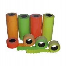 ETYKIETA CENOWA 1-RZĘD FALA FLUO (5) P