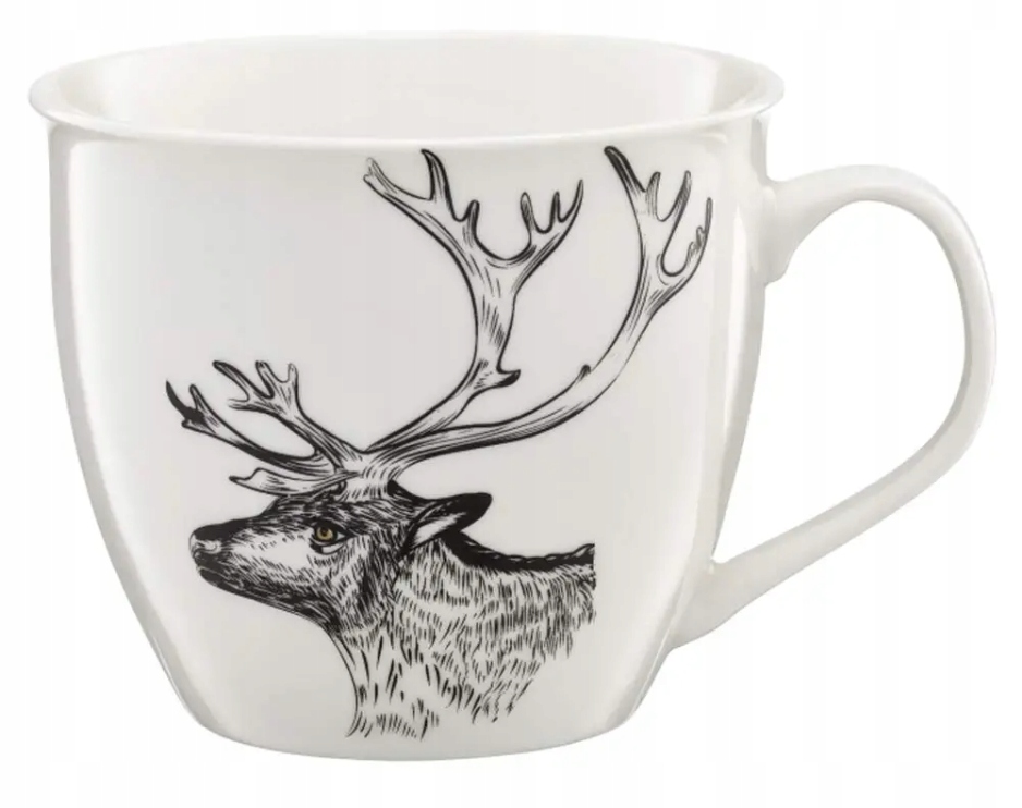 

Ambition Duży Kubek Porcelanowy Wild Deer 550ML