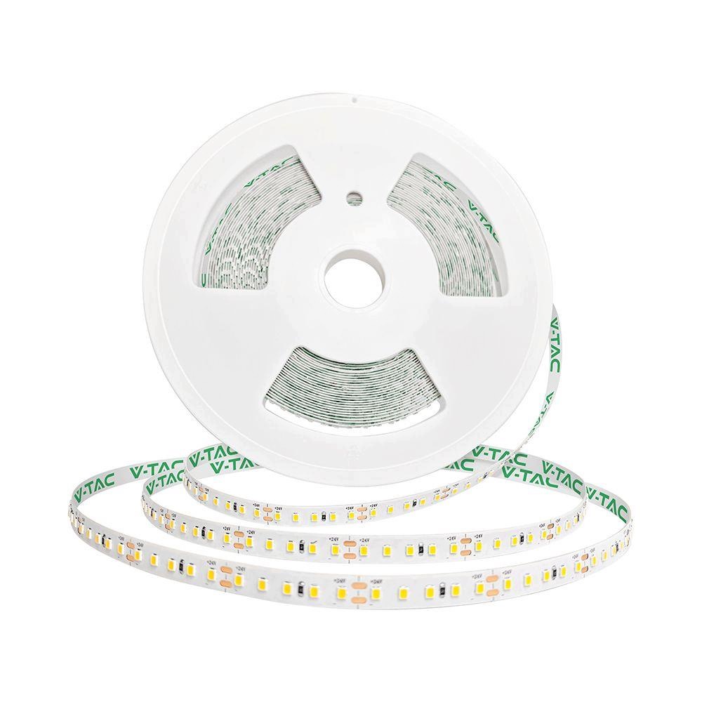 V-tac Prémiový Led pásek SMD2835 120LED/m 8W/m 24V 2xPCB role 20 metrů