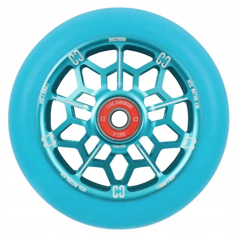 Core Hex 110 mm kolečko pro výkonnostní koloběžku Blue