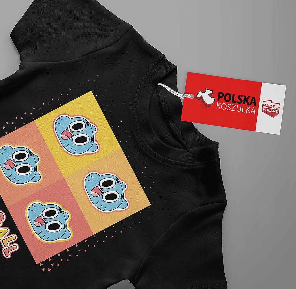 KOSZULKA DZIECIĘCA T-SHIRT DLA DZIECKA KOSZULKA GUMBALL 140 146 JAKOŚĆ Rozmiar M