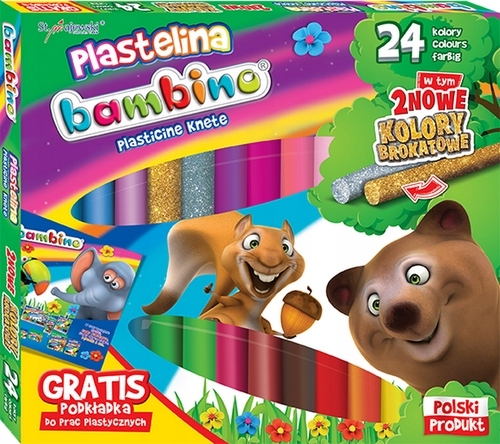 

Plastelina Bambino, 24 podkładka