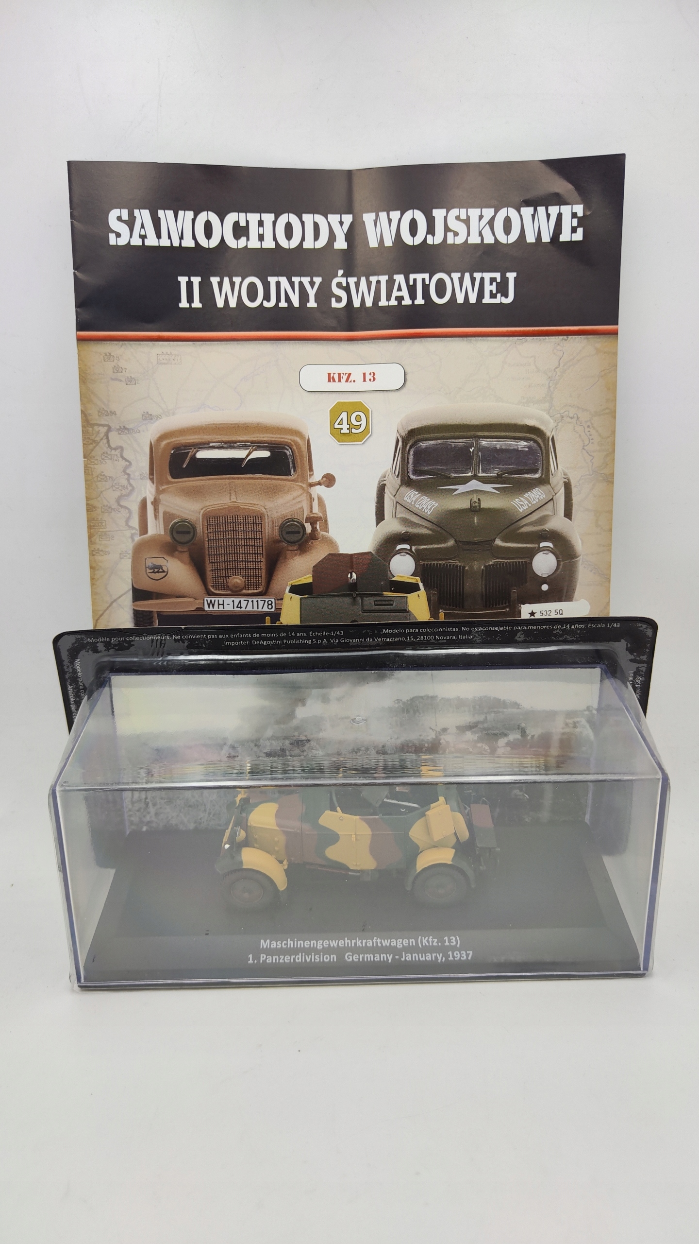 Auta 2WŚ KFZ.13 1937 1:43 DeAgostini