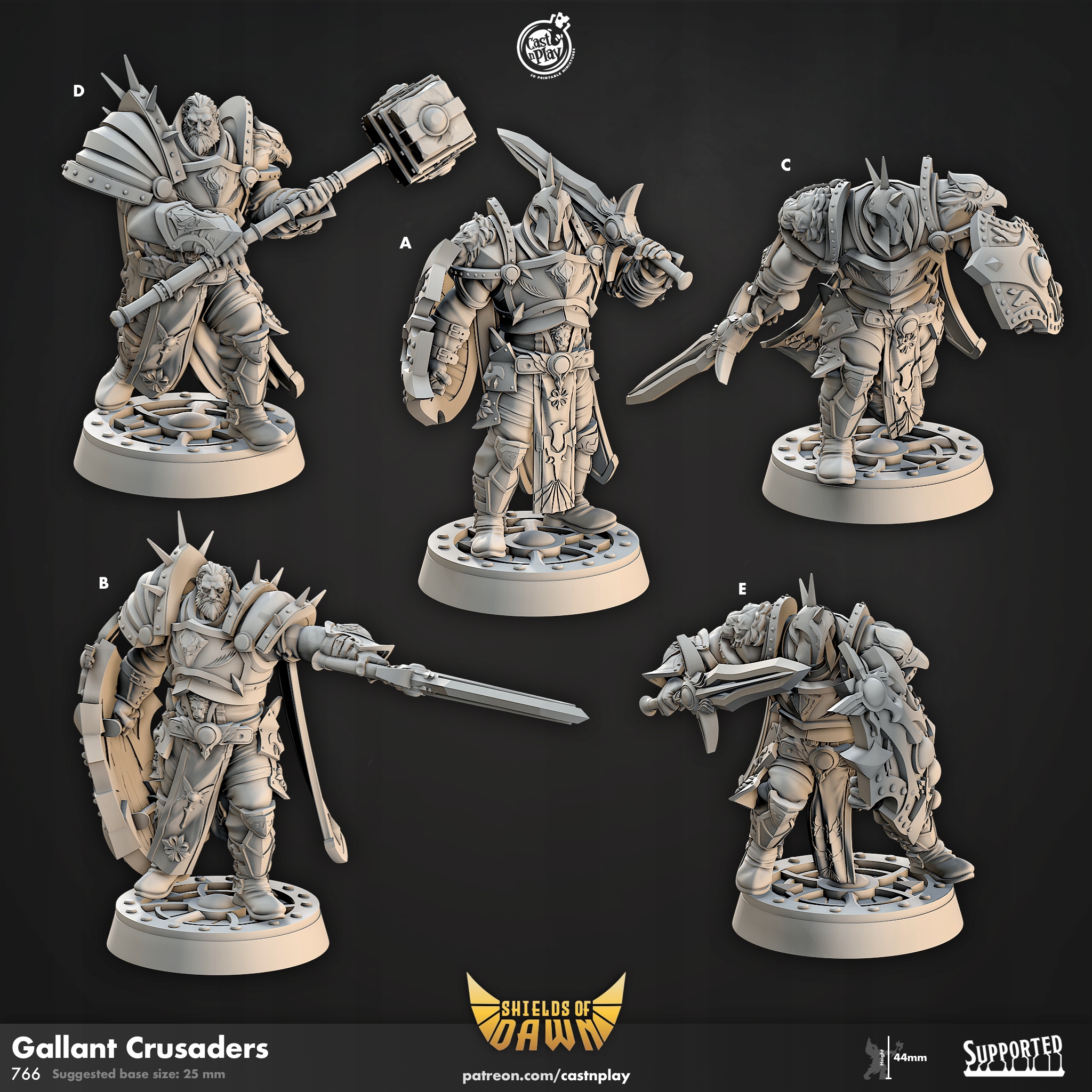 (CnP) - Gallant Crusaders - (3DPT) Producent inny