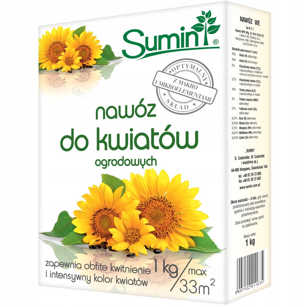 

Sumin Nawóz Do Kwiatów Ogrodowych 1KG