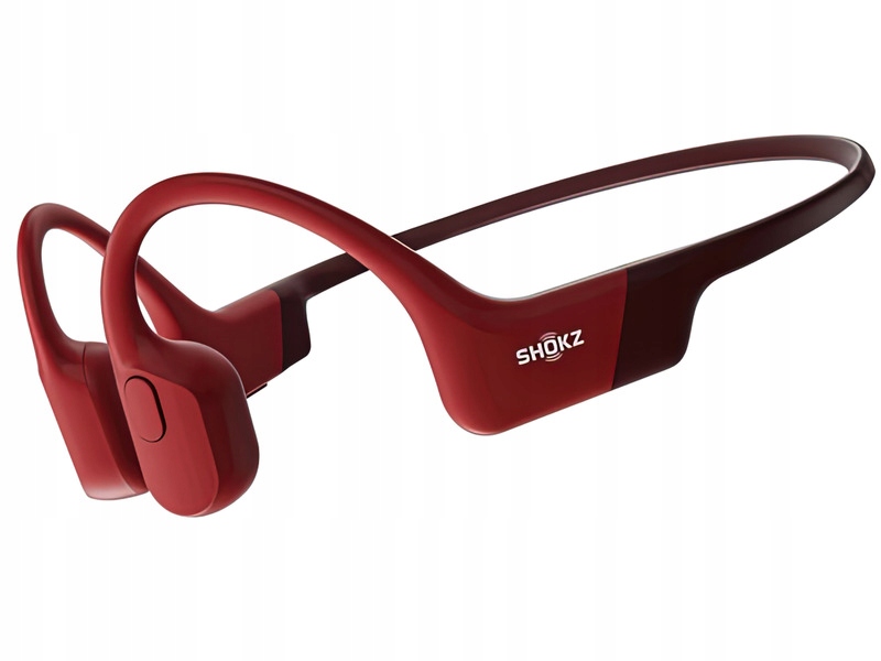 Słuchawki do biegania nauszne SHOKZ OpenRun Red