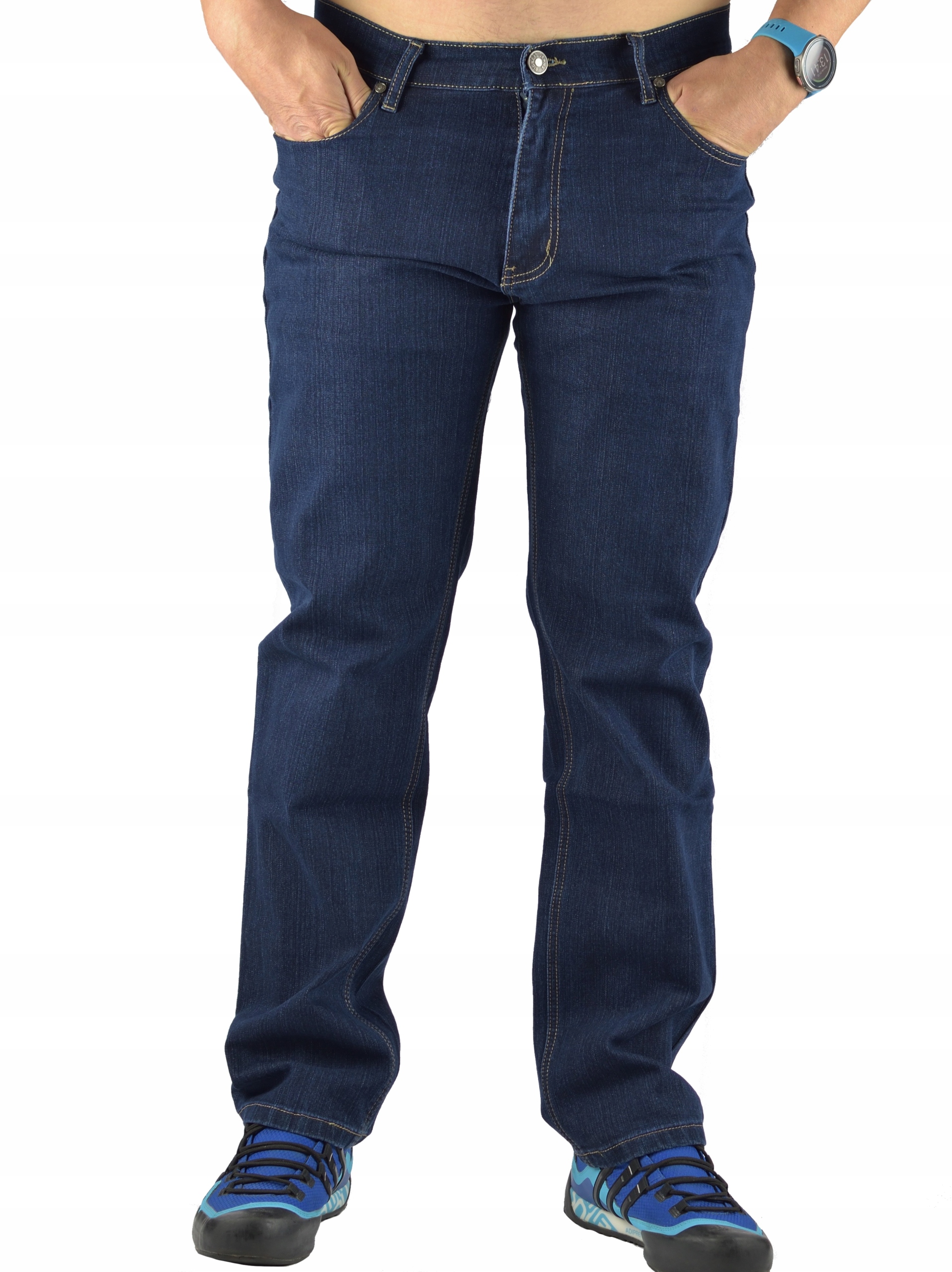 MĘSKIE JEANSY BIGREY SPODNIE KLASYCZNE 44/32 Materiał dominujący bawełna