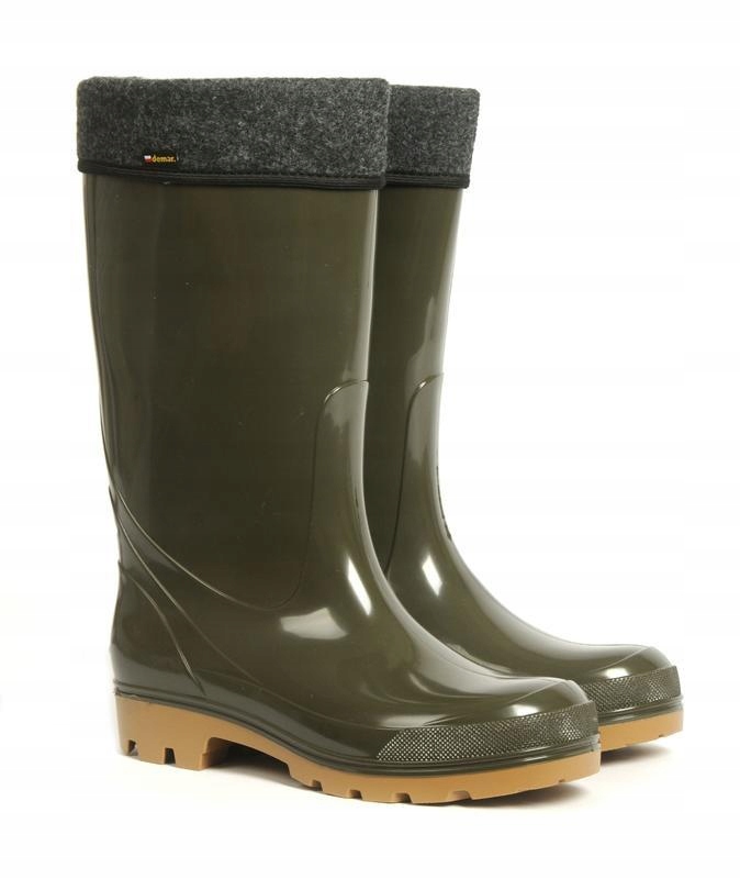 Demar holínky/gumáky s vyjímatelným zateplením Grander Lux Green vel. 41