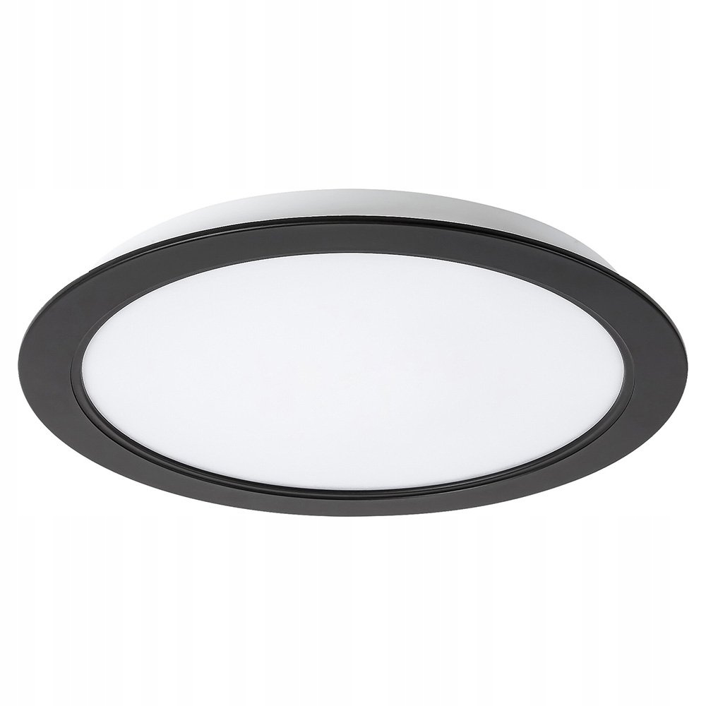 

Czarna okrągła oprawa wpuszczana sufitowa Led 12W