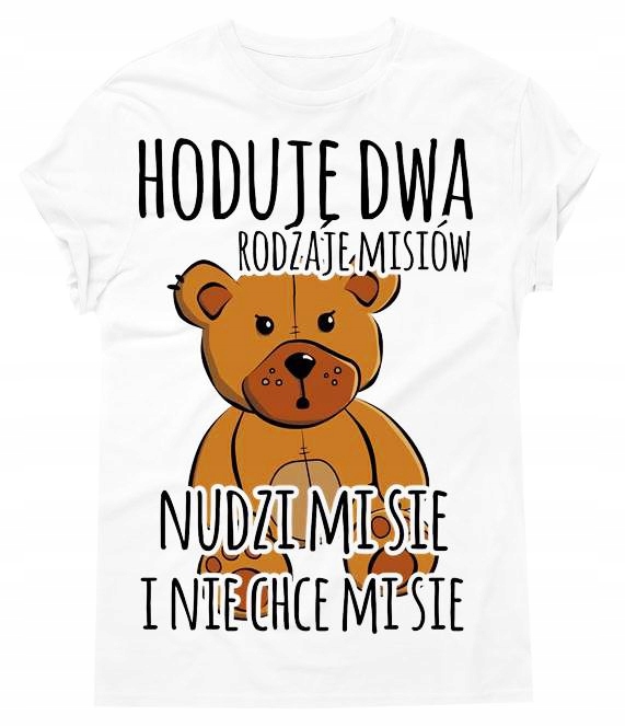 

Koszulka t-shirt zabawny nadruk prezent roz M