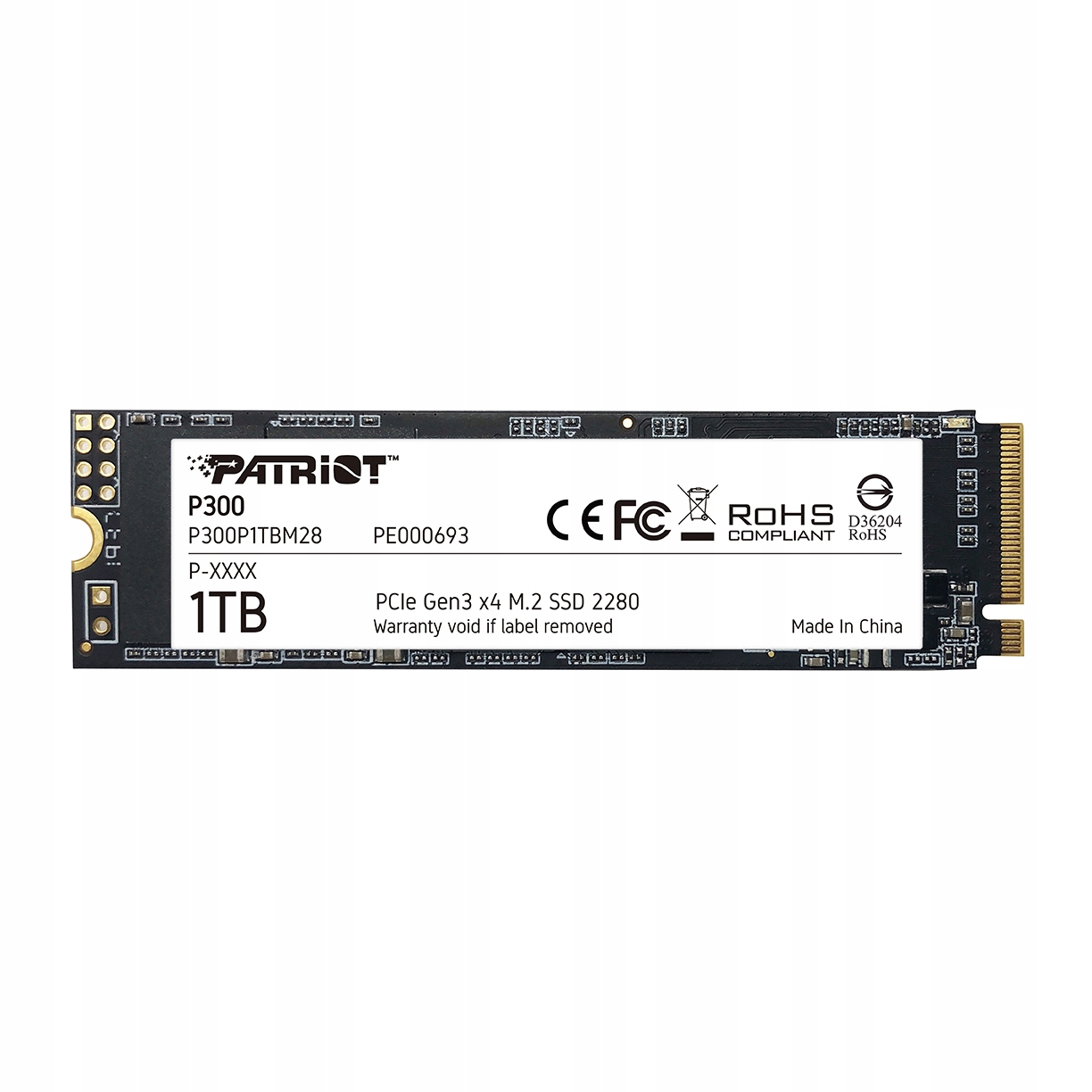 

Dysk Ssd Patriot Memory P300 1000 Gb PCIe M.2