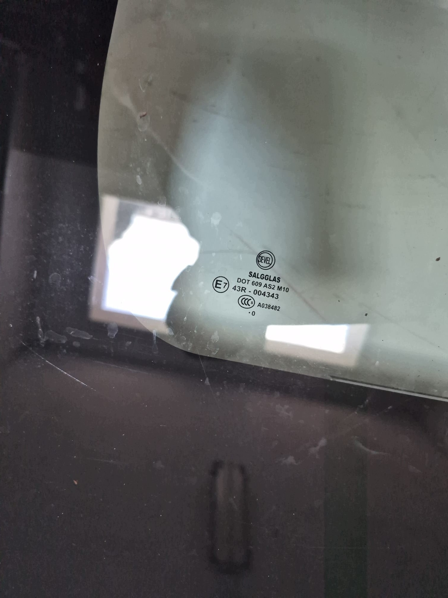FIAT DUCATO III BOXER 06- okno bočné pravá posuvná