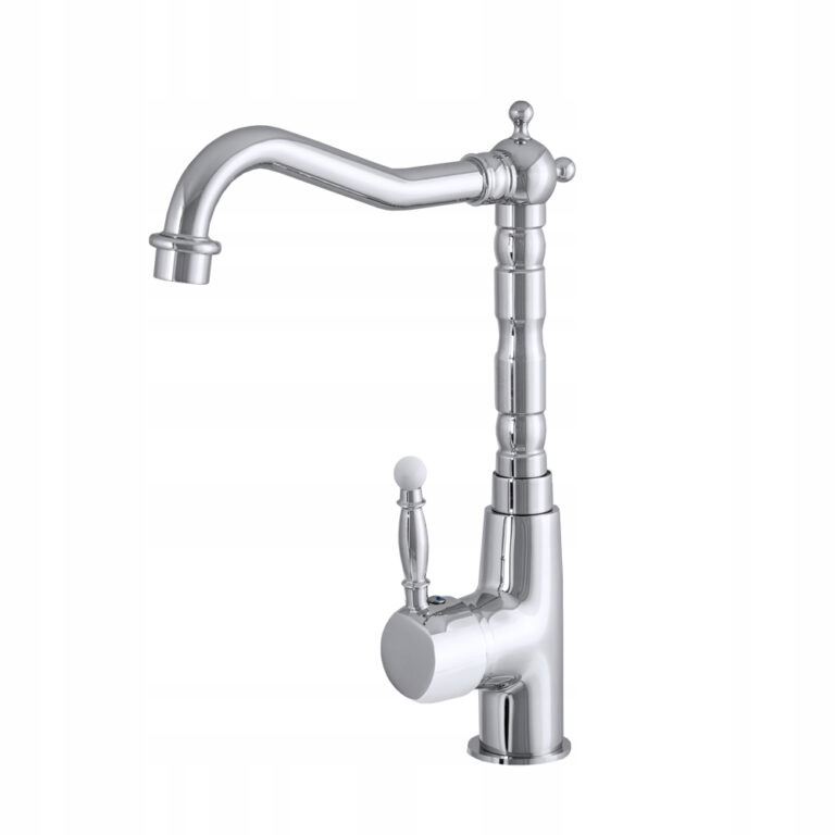 Kuchyňská dřezová baterie Retro Vintage Chrom 29 cm