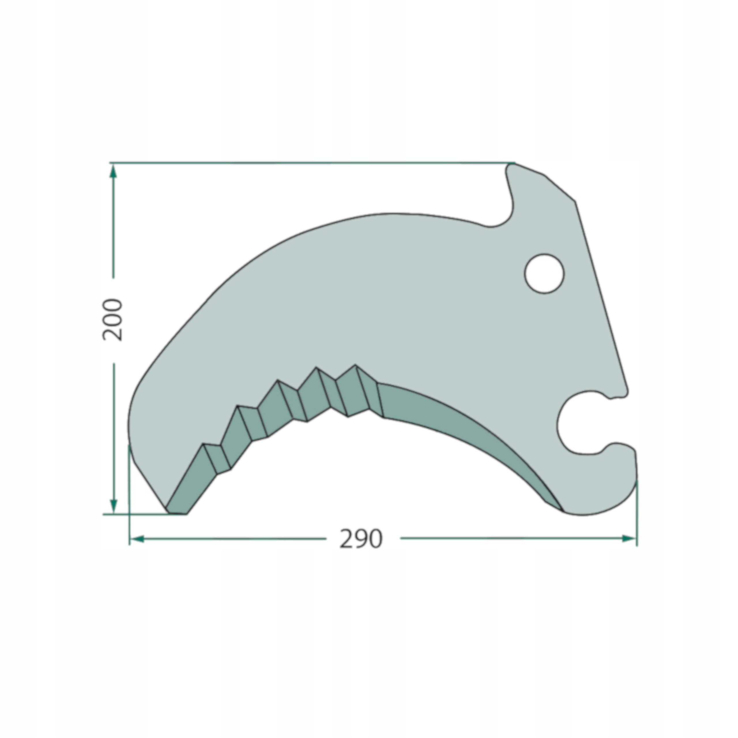 NÓŻ PRASY ROLUJĄCEJ KRONE 279349.1 Producent części Granit