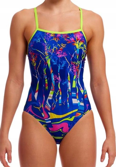 Plavecký oblek Funkita Dammed Single Strap 12 (UK34) M