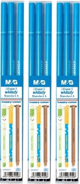 

Wkład wymazywalny Happy Color niebieski 9szt. A