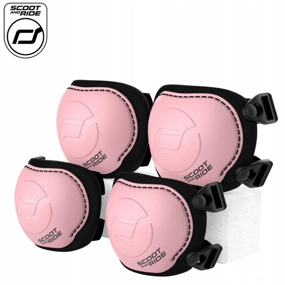 Scootandride Zestaw ochraniaczy dla dzieci S Rose