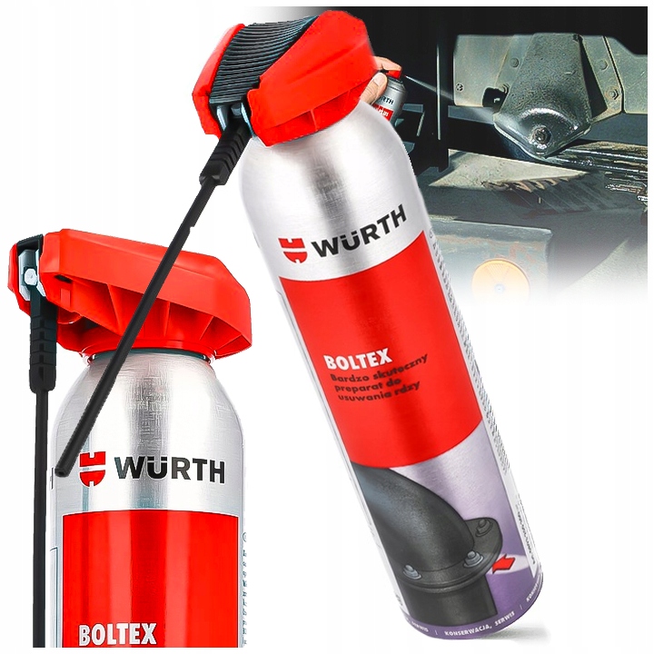 Neutralizator Rdzy Odrdzewiacz Uniwersalny Silny Spray Preparat 300ml Wurth