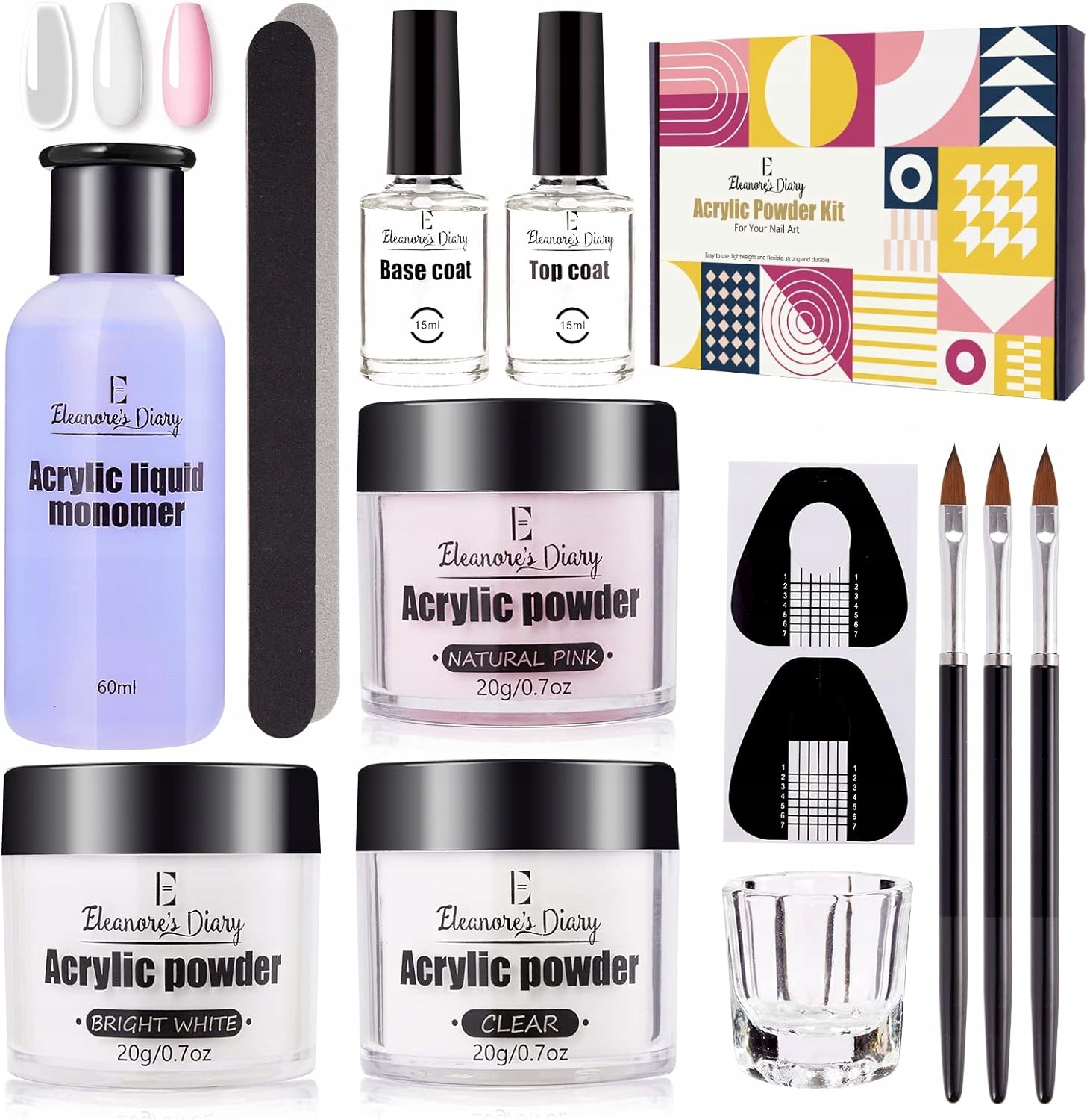 Eleanore's Diary zestaw akrylowy do paznokci