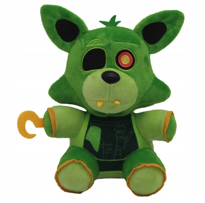 PLUSZAK FNAF RADIOACTIVE FOX FIVE NIGHTS AT FREDDYS MASKOTKA 20CM
