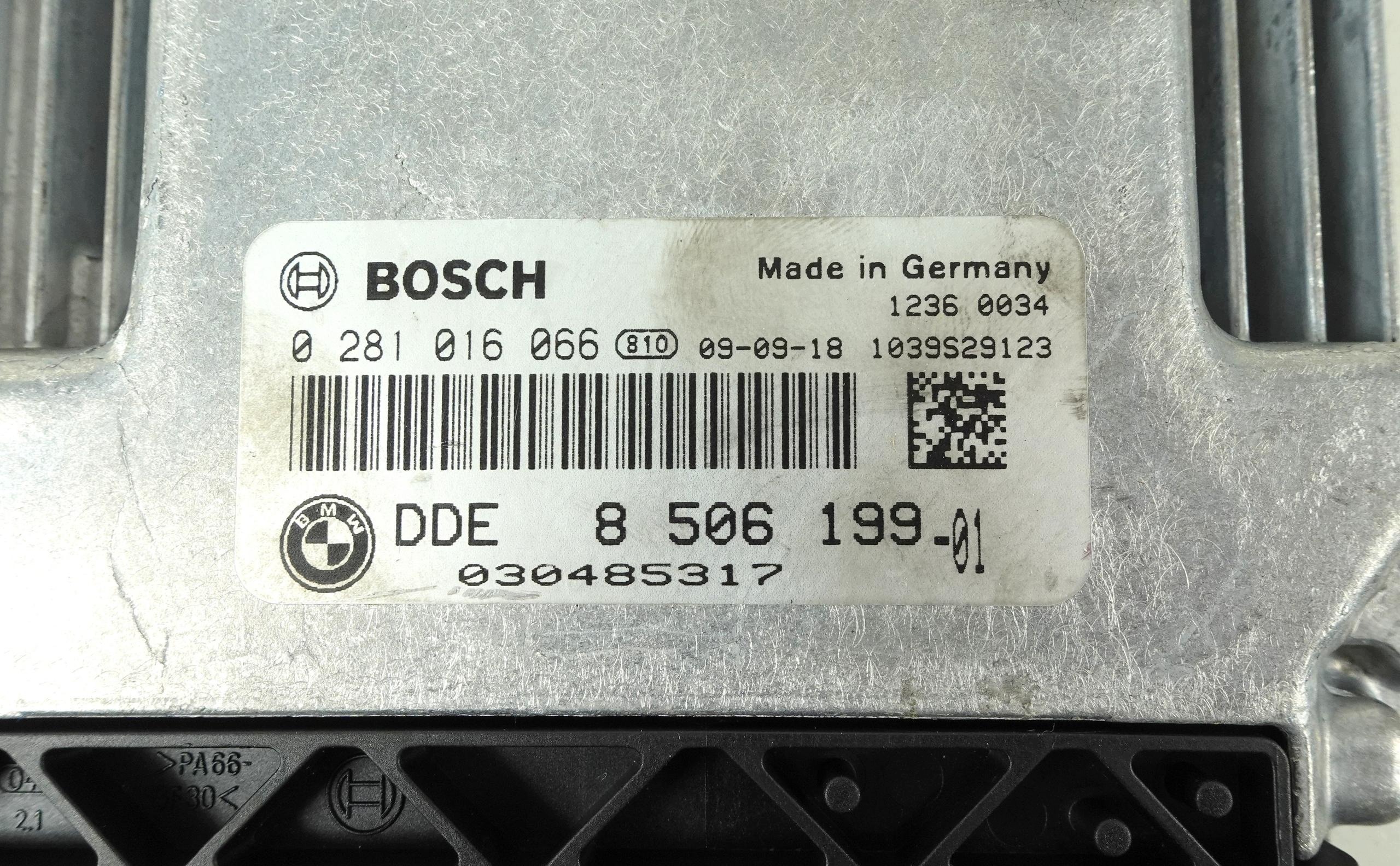 computer motore BMW 5 E60 E61 2.0D 2.0 D 0281016066 DDE 8506199 DDE8506199