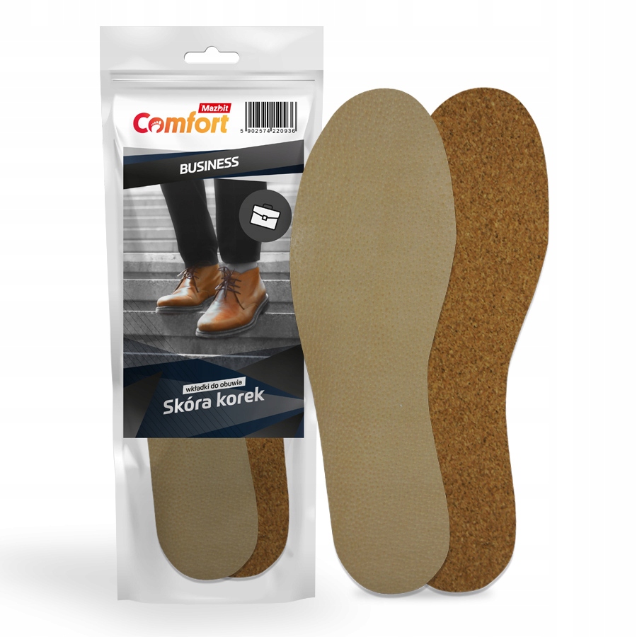 

Skórzane Wkładki do Obuwia Amortyzacja Korek r. 40