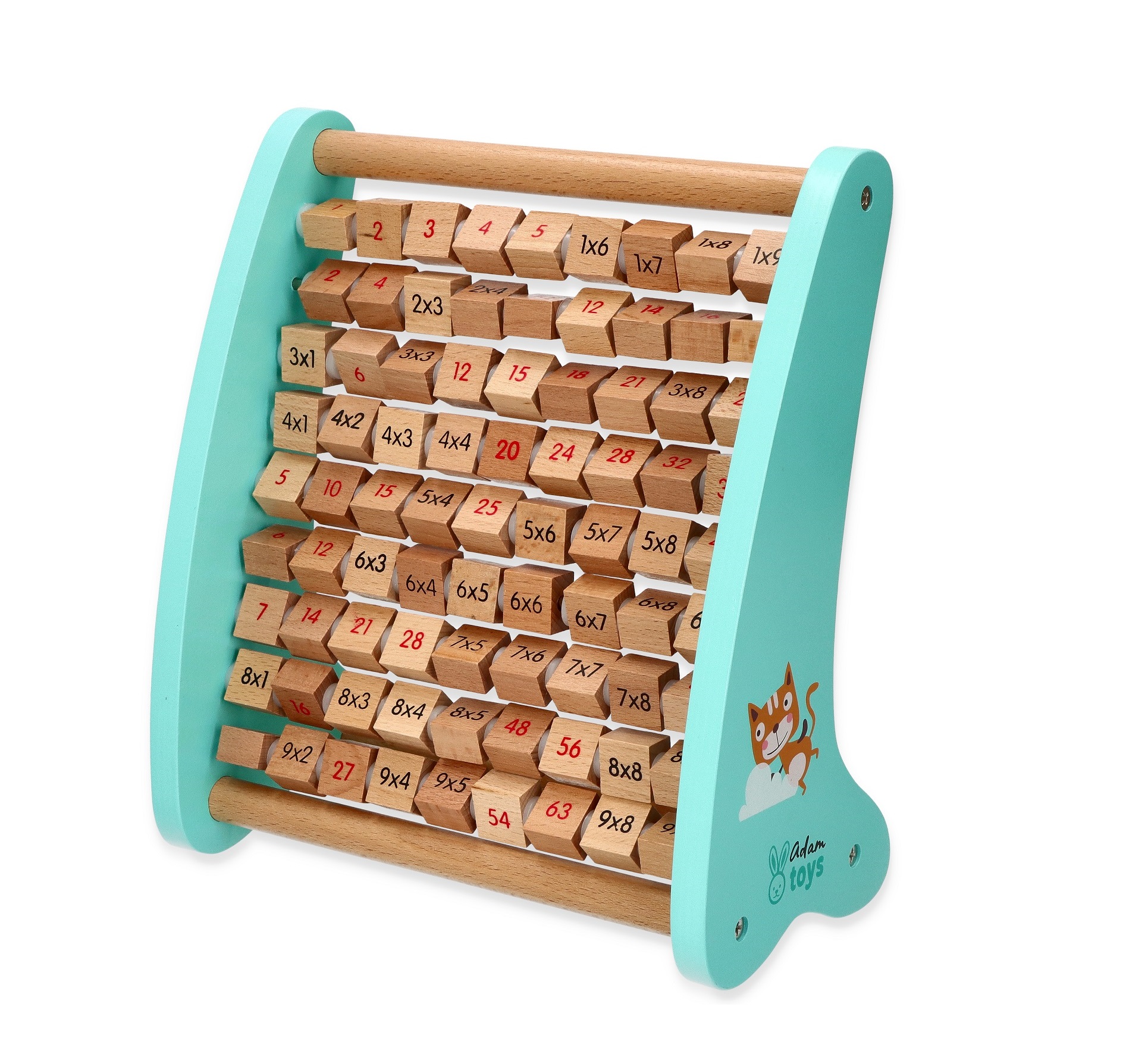 

Drewniana Tabliczka Mnożenia Zabawki edukacyjne