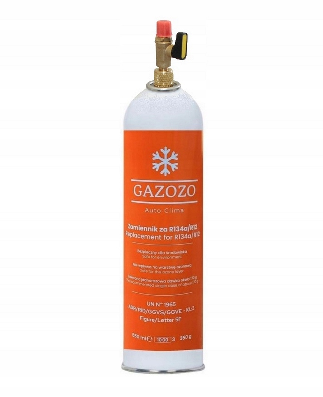 

Czynnik Do Napełniania Klimatyzacji R-134a zawór