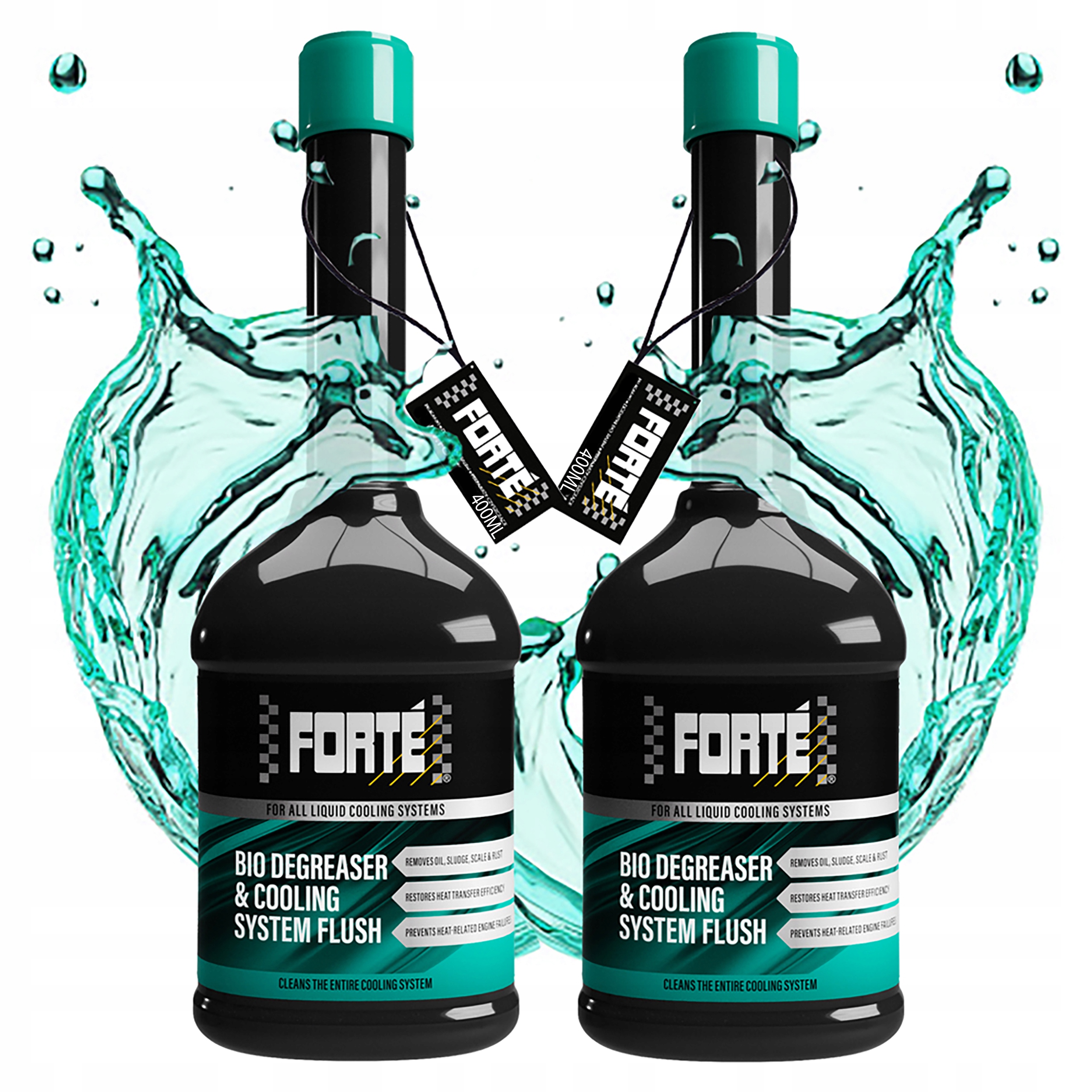 2x Forte Bio Degreaser & Cooling System Flush Oplachovačka Chladiaceho Systému