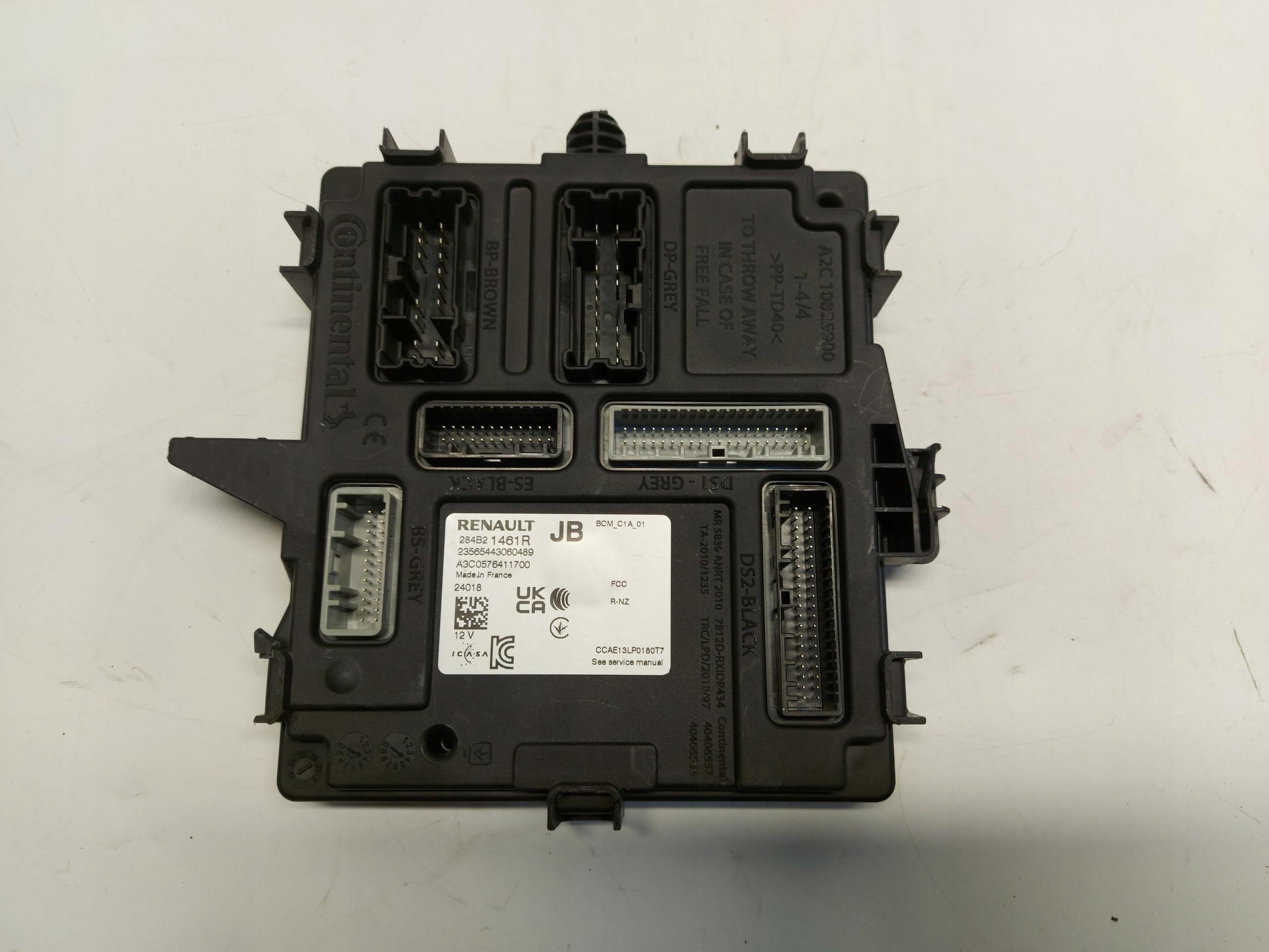 RENAULT Austral E module control unit BCM 284B21461R