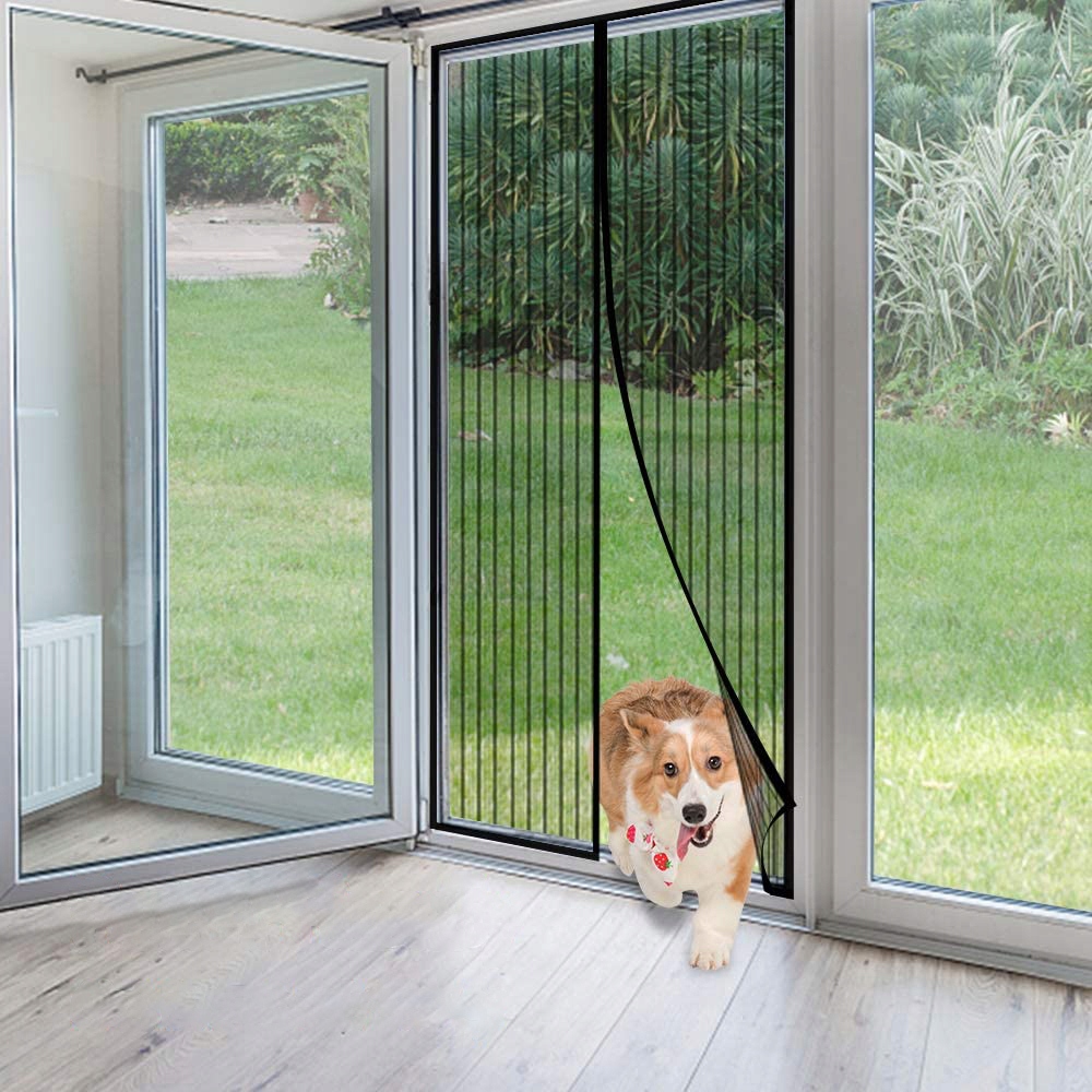 MOCNA MOSKITIERA NA DRZWI BALKONOWE MAGNETYCZNA Z MAGNESEM 80x210 210x100cm Kod producenta SDH1383