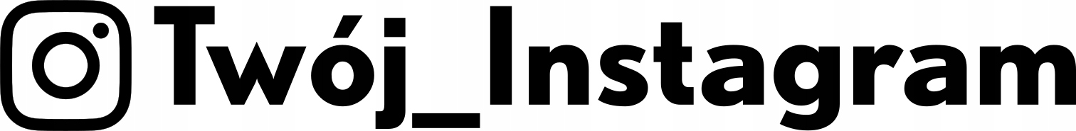 

Naklejka Na Samochód Profil Instagram 30x4cm