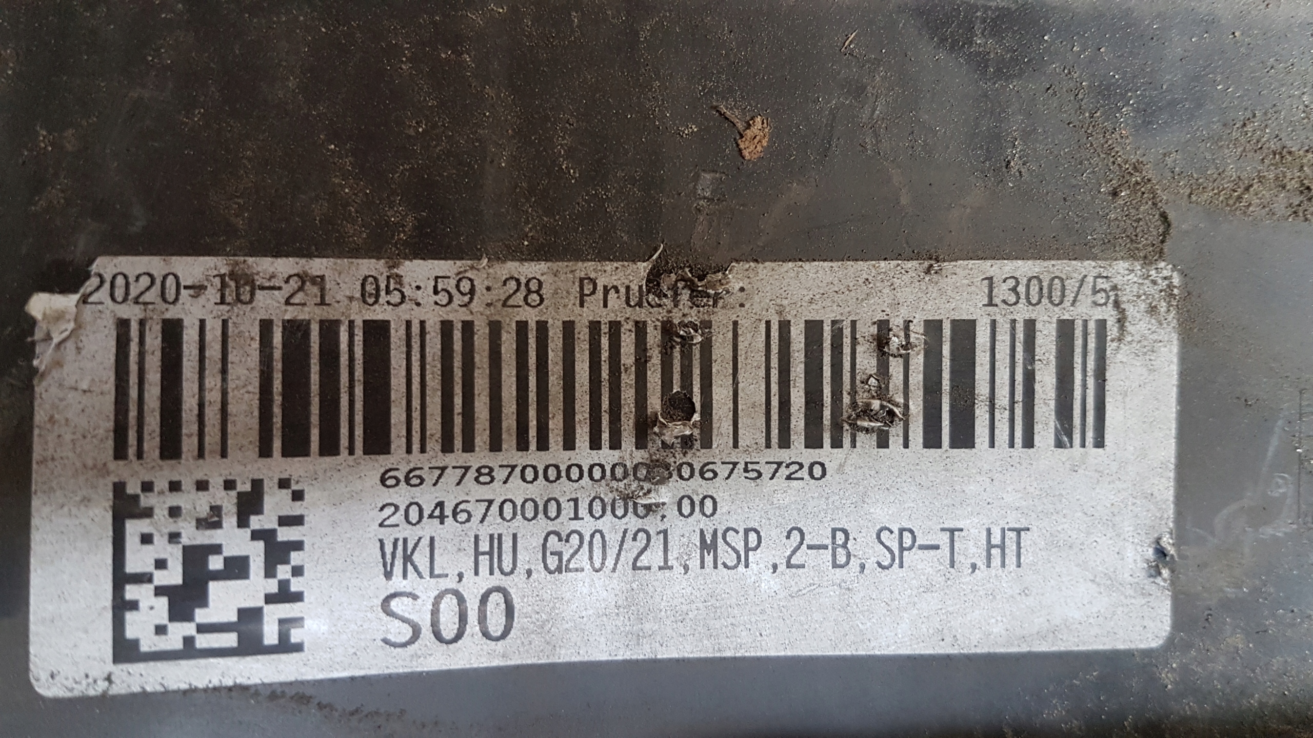 bumper rear BMW SERIA 3 G21 m-packet