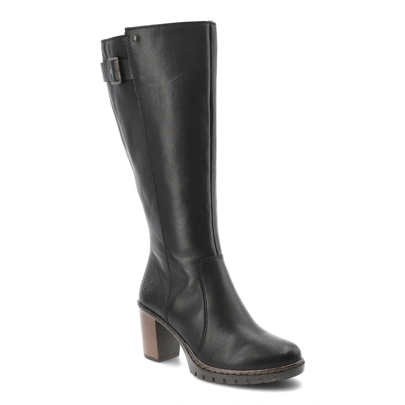 Dámské kozačky Rieker, černé, Y2581-00 Black