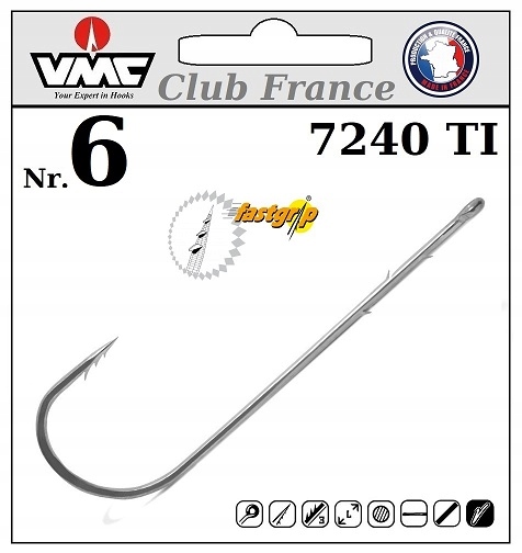 SURFCASTING ŁOWIENIE Z PLAŻY 10 x VMC 7240 TI Nr 6 SPINNING