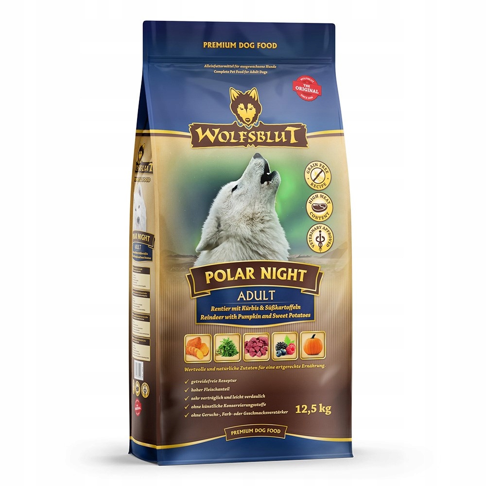 Sucha karma dla psa Wolfsblut Polar Night Adult 12,5kg