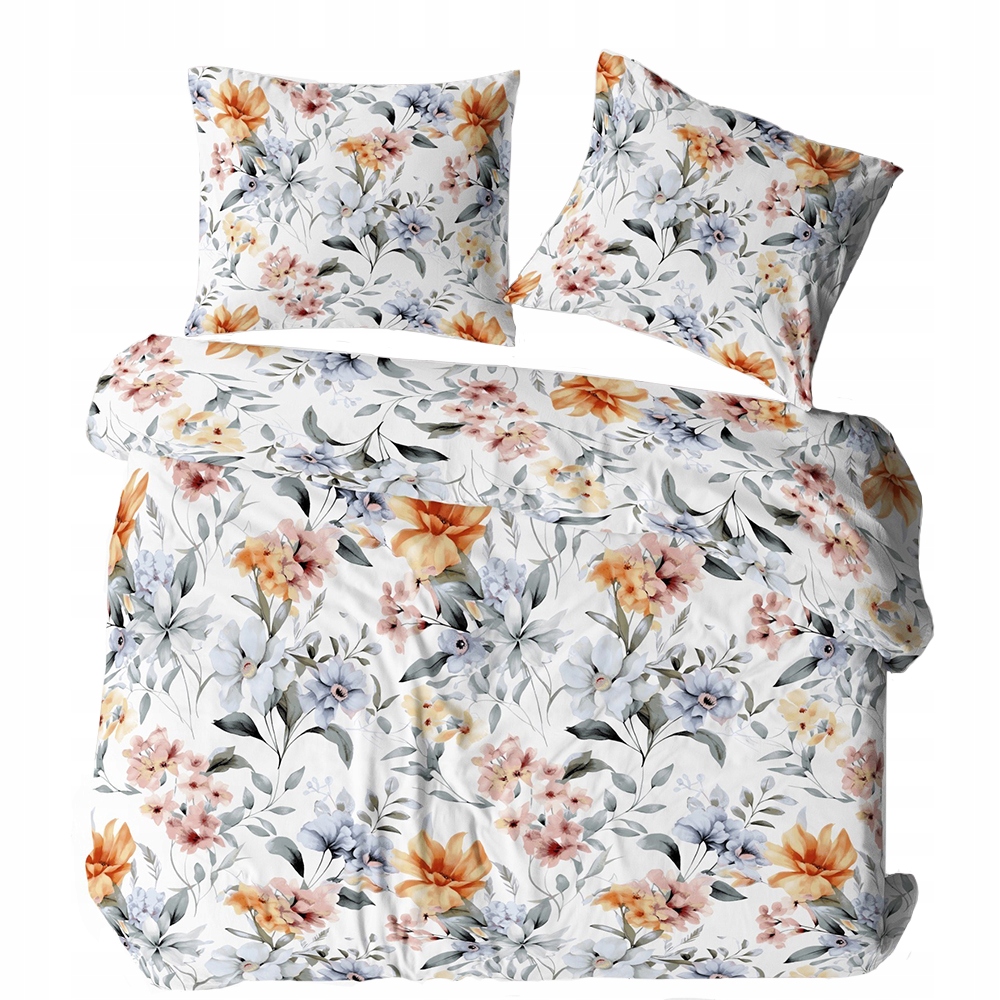 Komplet Pościeli Pościel Bawełna 160x200 2x Poszewka 70x80 Różne